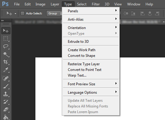 Type Tool in Photoshop CS6 - The Basics 5