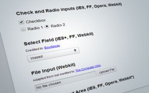 Custom Style All Your Form Elements with Pure CSS and No JavaScript