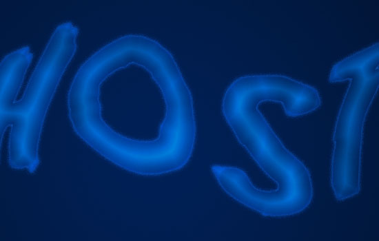 Ghostly Text Effect step 3