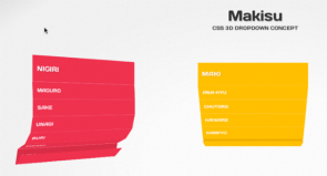 Sushi-Inspired CSS 3D Navigation for jQuery
