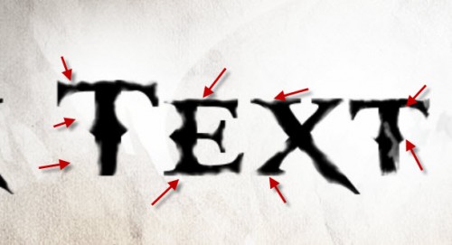 2 erase 500x271 Create a Dissolved Ancient Ink Text Effect in Photoshop