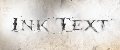 5 lasso 500x211 Create a Dissolved Ancient Ink Text Effect in Photoshop