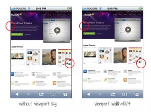Viewport Meta Tag For Non-Responsive Design