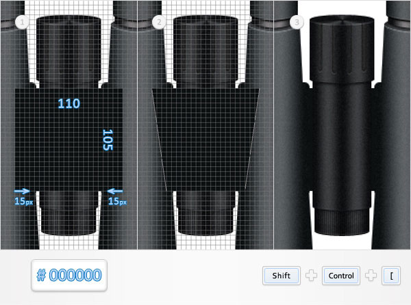 Draw a Binoculars Illustration in Photoshop 82