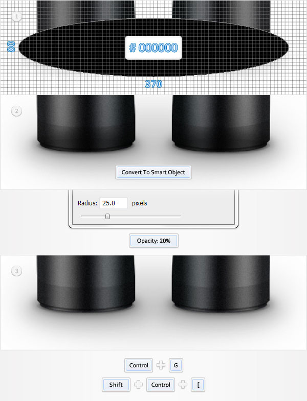 Draw a Binoculars Illustration in Photoshop 86