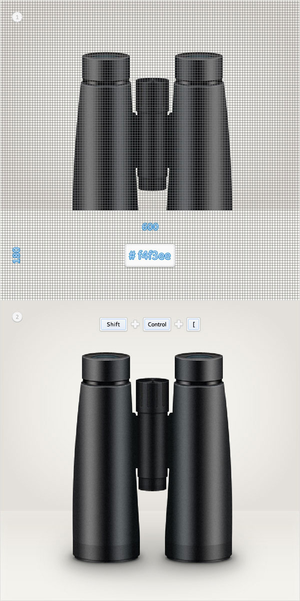 Draw a Binoculars Illustration in Photoshop 89