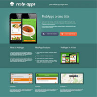 Create Simple and Functional Promotional Mobile Apps Landing Page