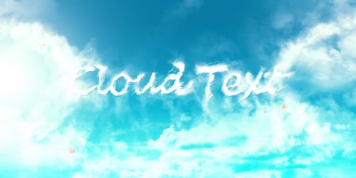 Design an Interesting Cloud Text Effect in Photoshop