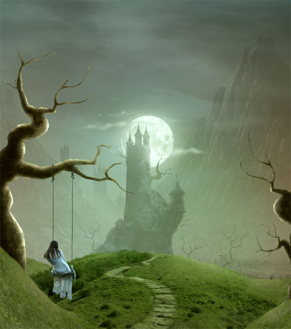 Create an Emotional Dreamscape Digital Photo Manipulation 66