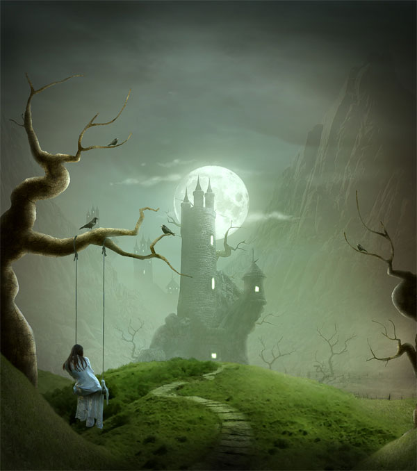 Create an Emotional Dreamscape Digital Photo Manipulation 69