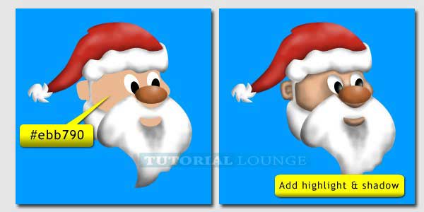 Learn To Draw Walking Santa Using Photoshop 11