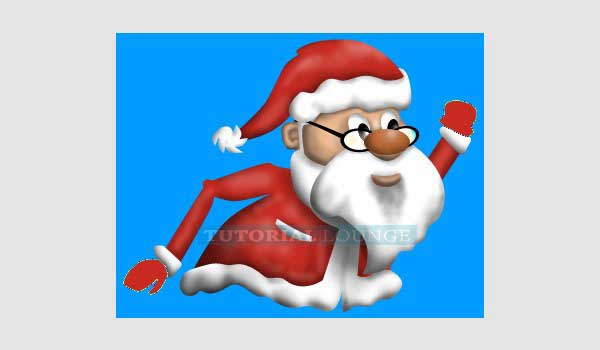 Learn To Draw Walking Santa Using Photoshop 17