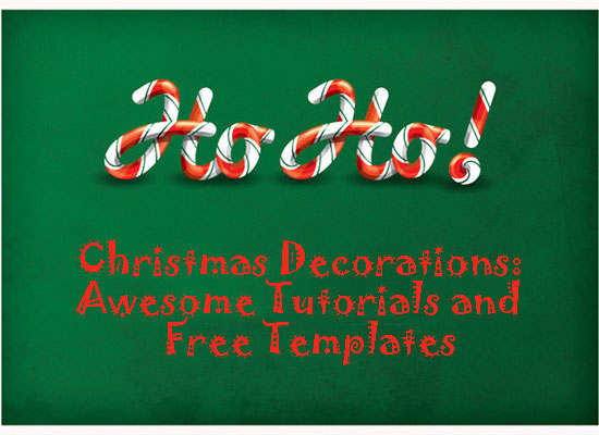 Christmas Decorations: Awesome  Tutorials and Free Templates!