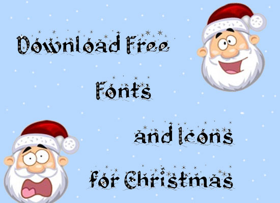 Download Free Fonts and Icons for Christmas