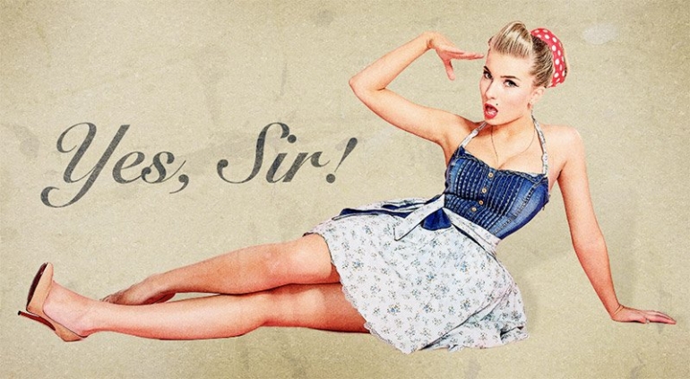 1950s Pin Up Poster in Photoshop