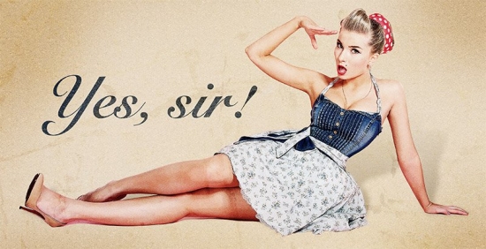 1950's Pin Up Poster in Photoshop
