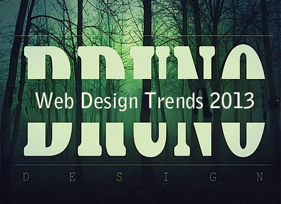 Web Design Trends 2013