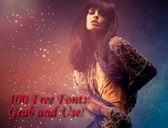 100 Free Fonts: Grab and Use