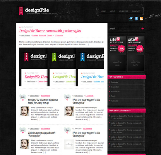 50 Free WordPress Templates You Can't Afford to Pass by 25
