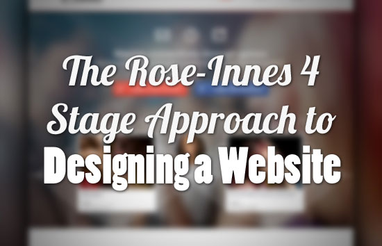 The Rose-Innes 4 Stage Approach to Designing a Website