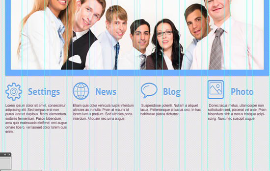 How to Create a Clean Website Layout in Photoshop 62