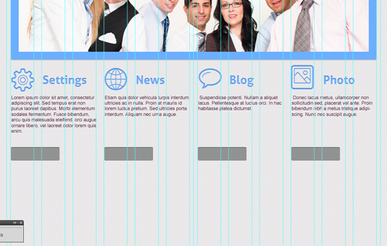 How to Create a Clean Website Layout in Photoshop 67
