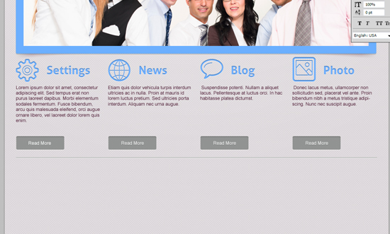 How to Create a Clean Website Layout in Photoshop 72