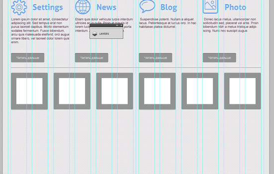 How to Create a Clean Website Layout in Photoshop 76