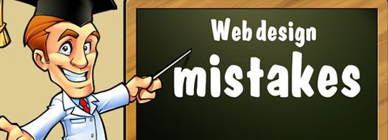 web design Errors