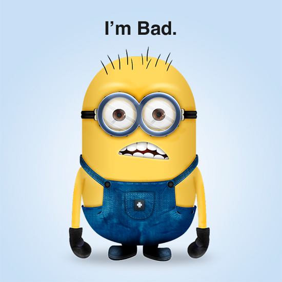 Create a minion character from the despicable me movie
