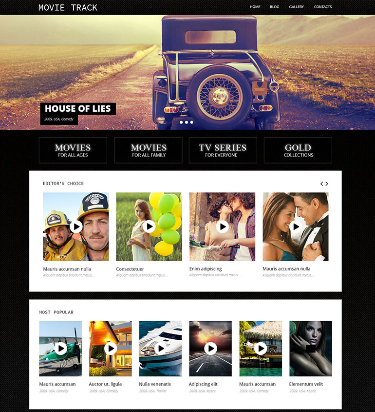 20 Coolest  Movie Templates 7