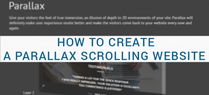 How To Create A Parallax Scrolling Website