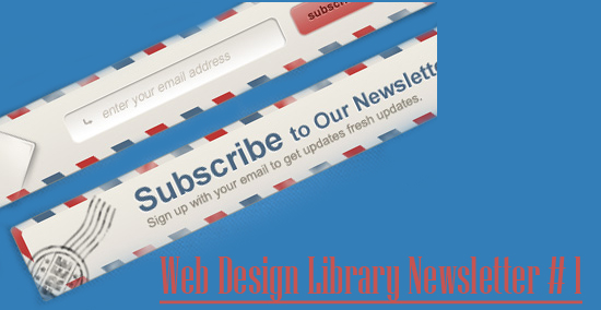 Web Design Library Newsletter #1