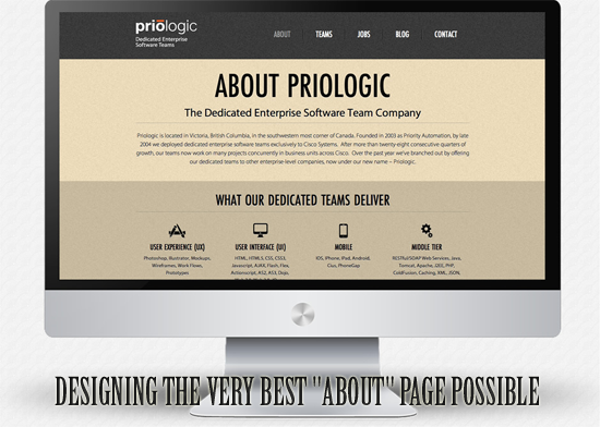 Designing the Very Best "About" Page Possible