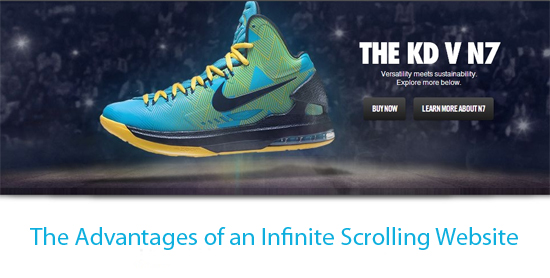 The Advantages of an Infinite Scrolling Website