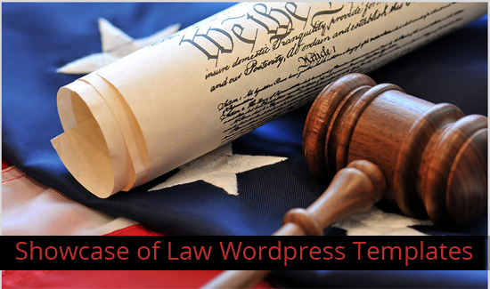 Showcase of Law WordPress Templates