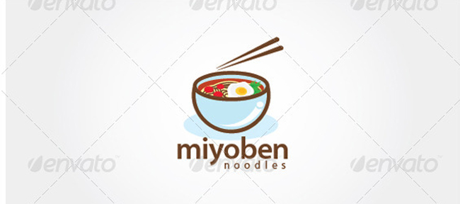 food logo Noodles Logo Template
