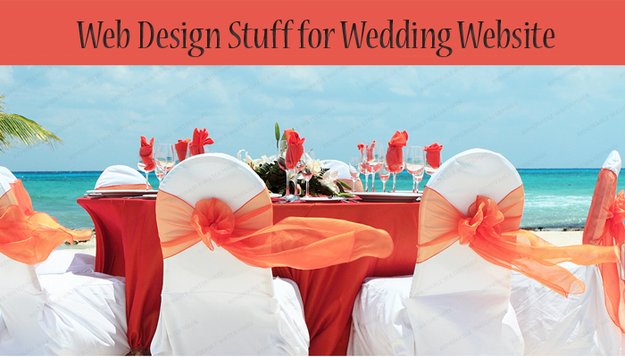 Web Design Stuff for Wedding Website