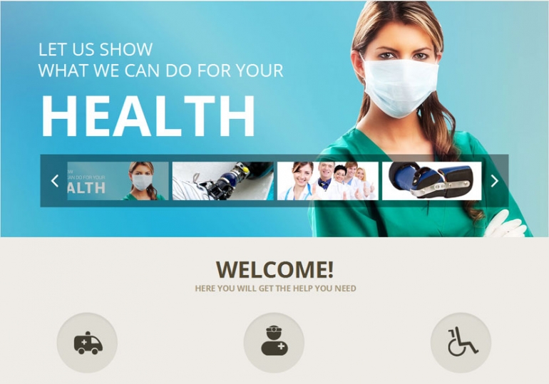 Medical Website Design Template from www.webdesign.org