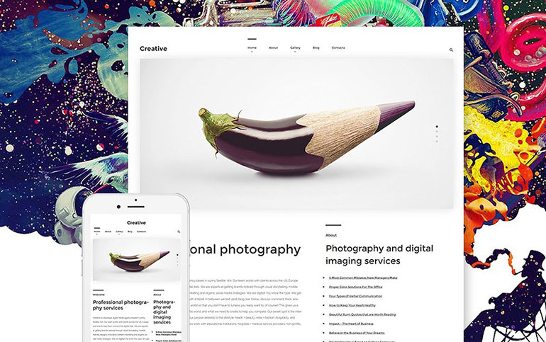 Bootstrap template