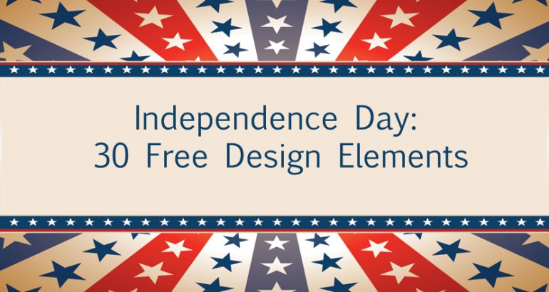 Independence Day: 30 Free Design Elements