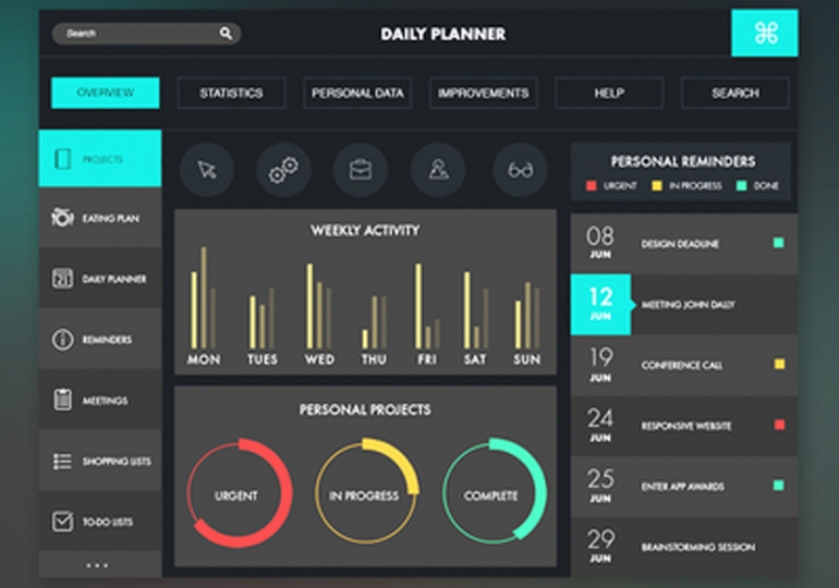 Download 8 Of The Very Best FREE Web Admin Dashboard Mockups ...