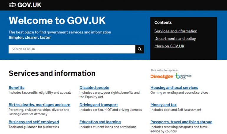 Design Principles from the British Government 1