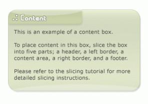 Content Box in a Few Steps