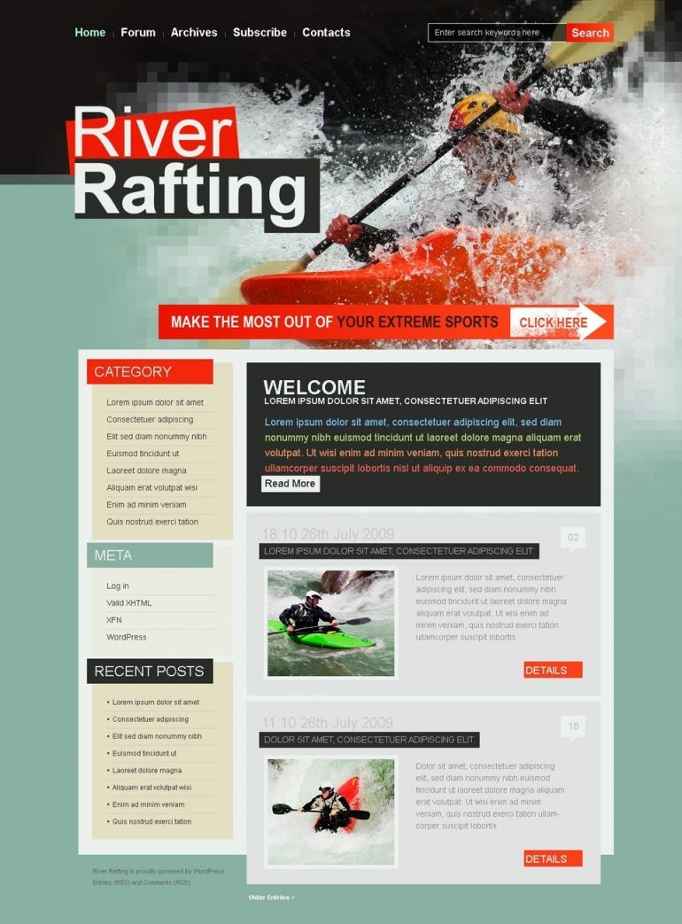 50 Motivating Sport WordPress Themes 3