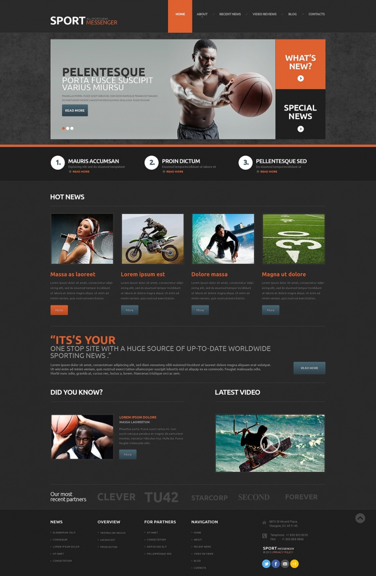 50 Motivating Sport WordPress Themes 26