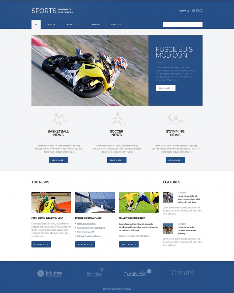 50 Motivating Sport WordPress Themes 19