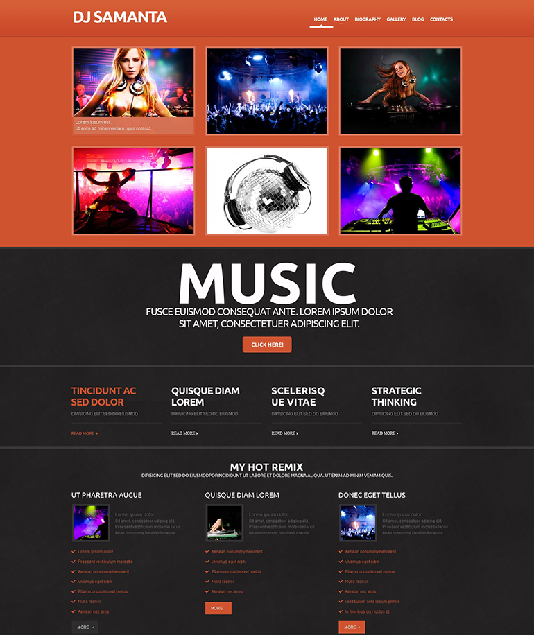 The Best Music WordPress Themes for 2016 11