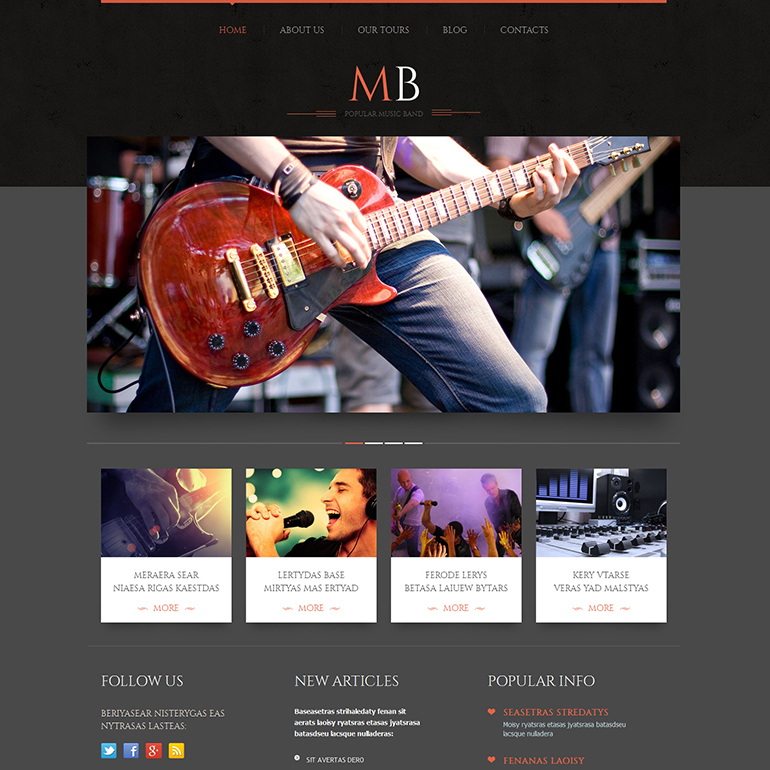 The Best Music WordPress Themes for 2016 9
