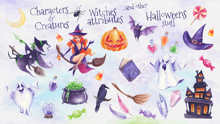 Creepy Design Resources For Halloween With  up to 90% OFF 3